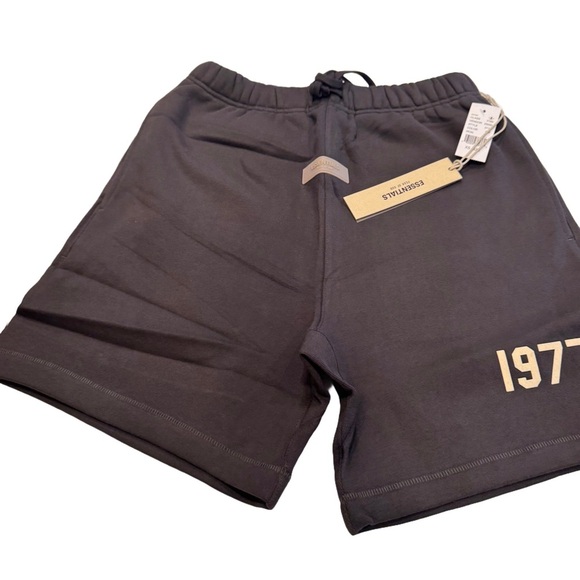 Essentials 1977 Fear Of God Iron color Shorts: UNISEX Size XS BRAND NEW - Picture 1 of 8